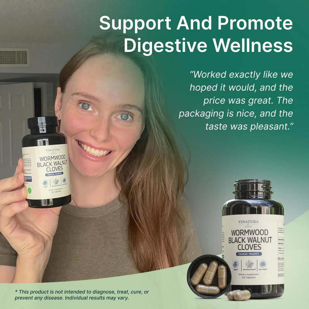 Vegan-friendly Vinatura capsule highlighting plant-based ingredients