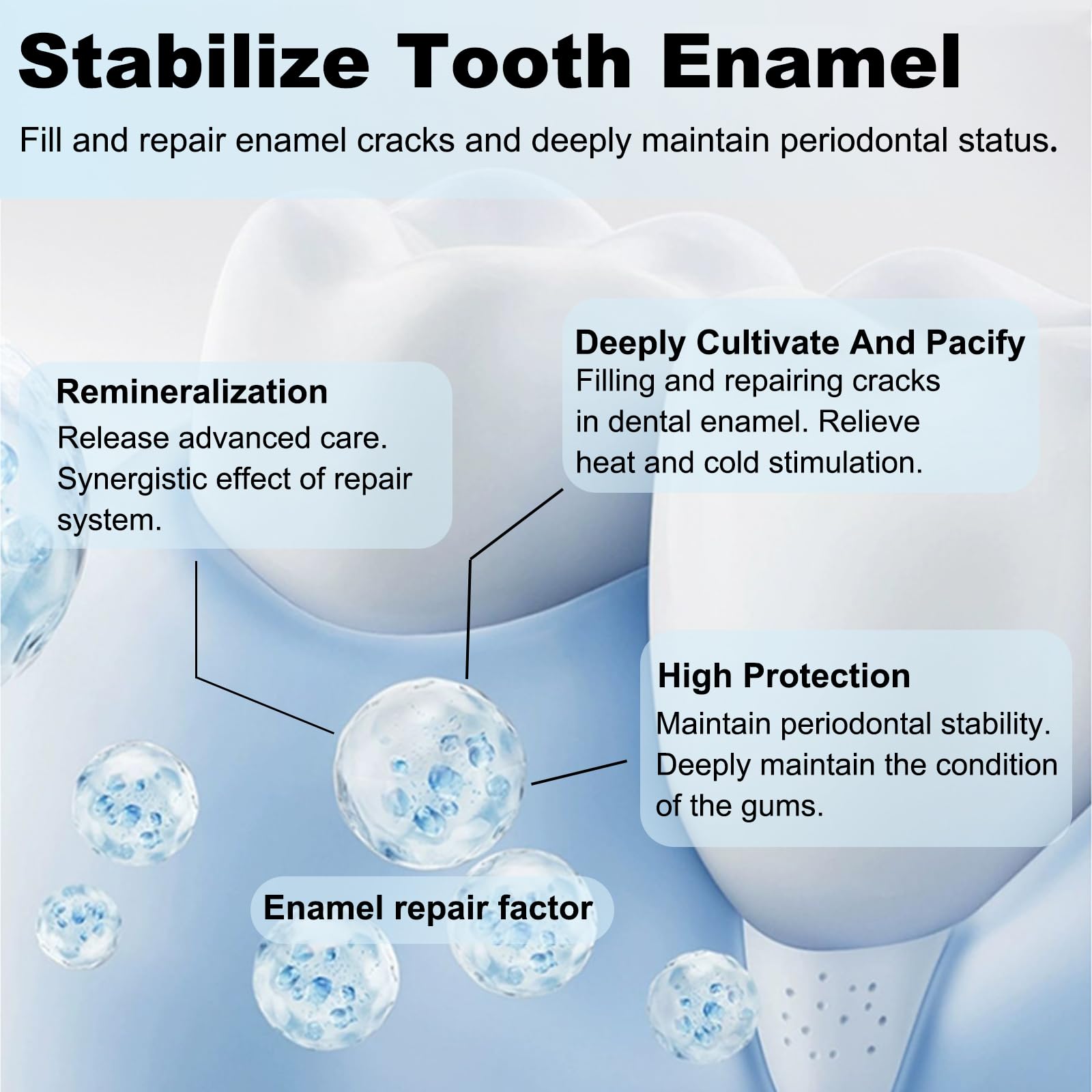 Vingtank fluoride-free formula illustration communicates gentle deep clean.