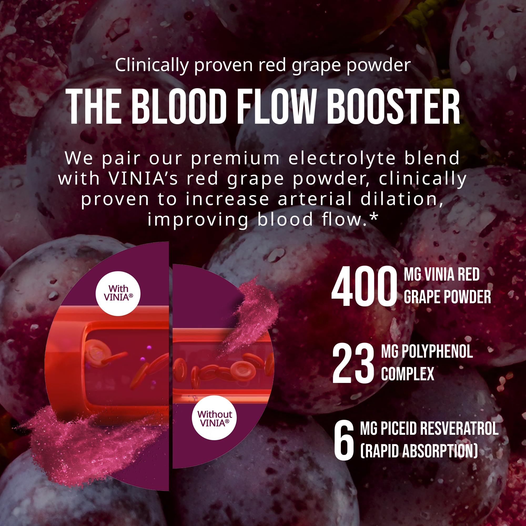 VINIA sea salt electrolyte balance visual highlighting endurance-friendly hydration