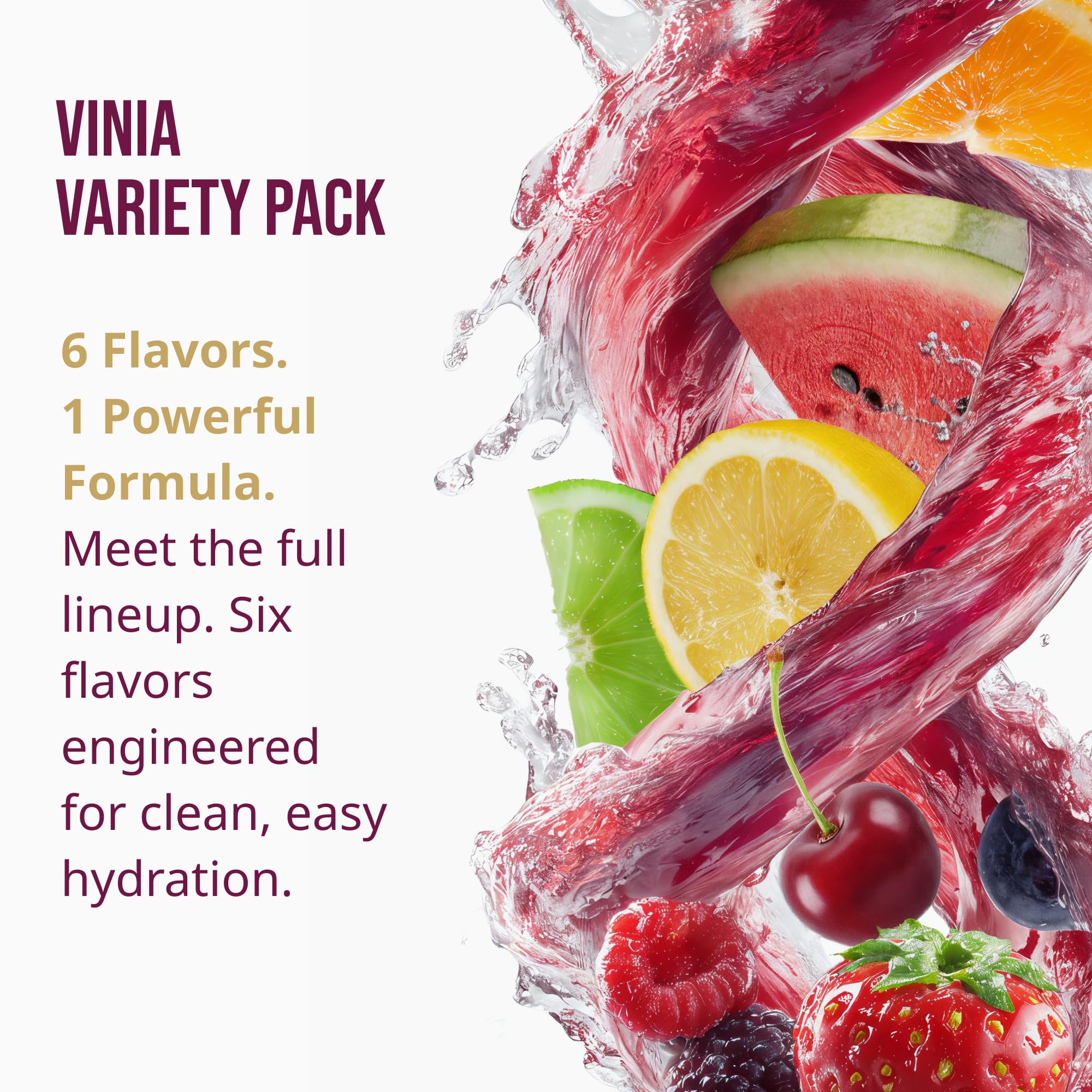 VINIA ready-to-use hydration mix fits into daily active routines