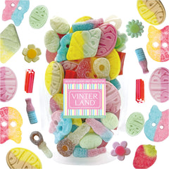 Vinterland Bubs Mix bag with assorted Swedish candies, ideal for sharing.