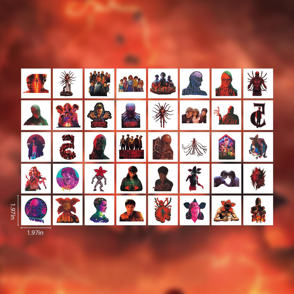 VINYUSE Stranger Things tattoos ideal for classroom rewards and activities