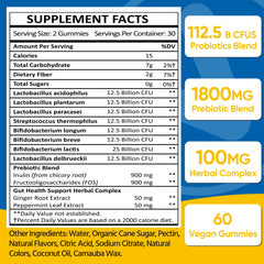 VIOAFSLSE label close-up showing eight probiotic strains