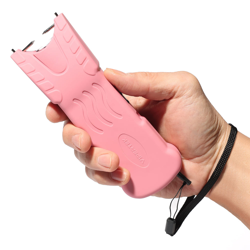 VIPERTEK stun gun outputs audible pulses as a deterrent.