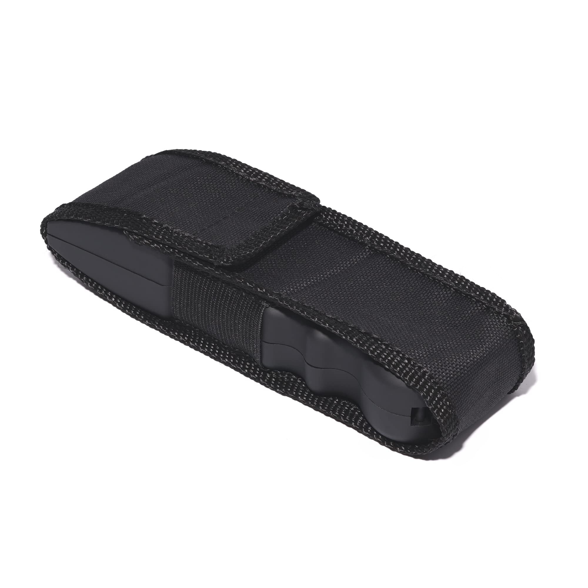 Sleek black VIPERTEK stun gun with durable construction.
