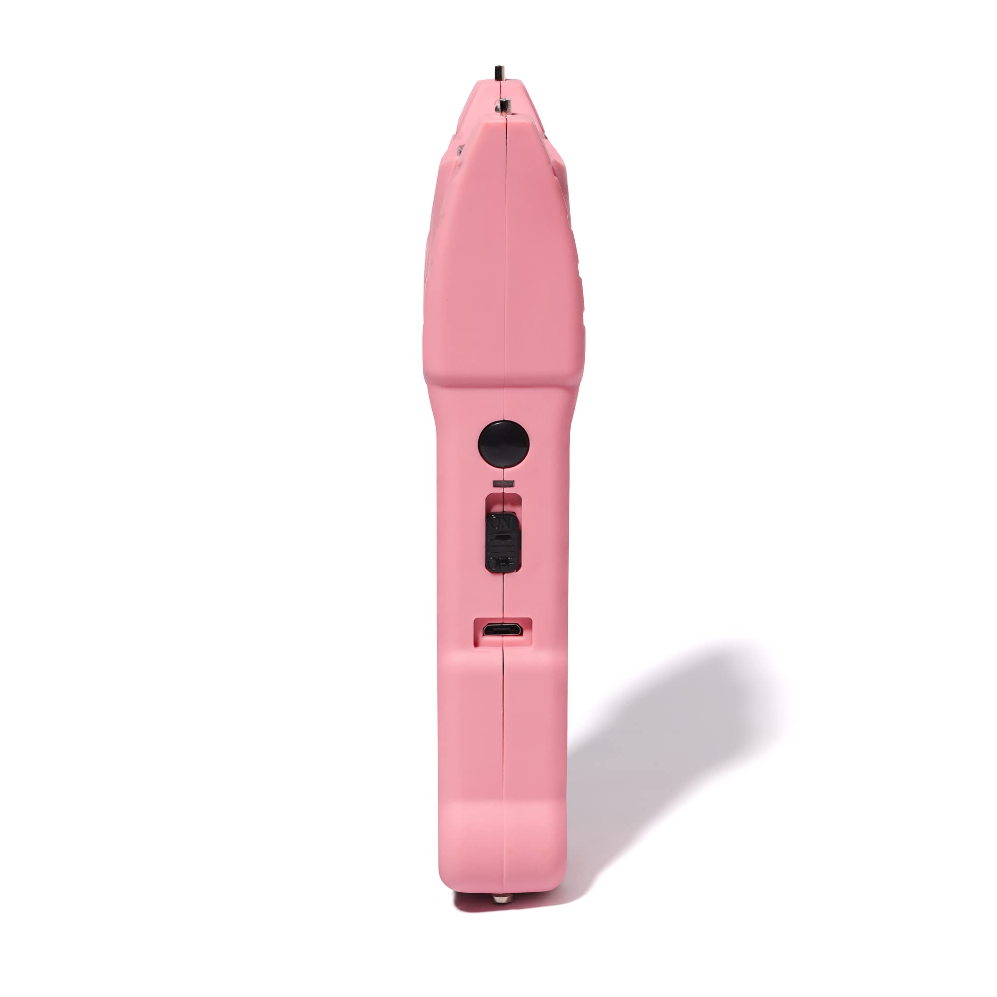 VIPERTEK stun gun wrist strap with safety pin deters misuse.