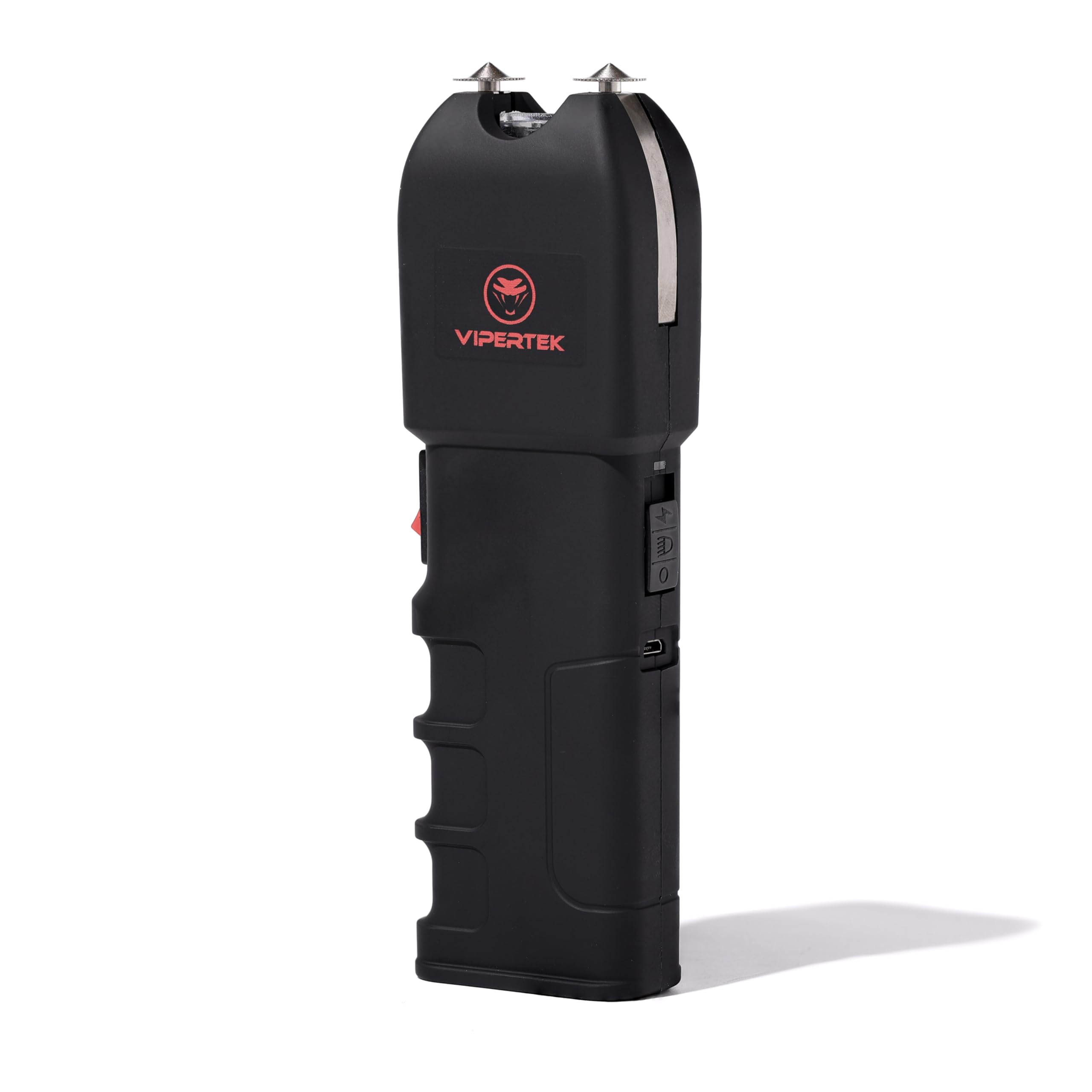 VIPERTEK VTS-989 LED flashlight active for visibility.