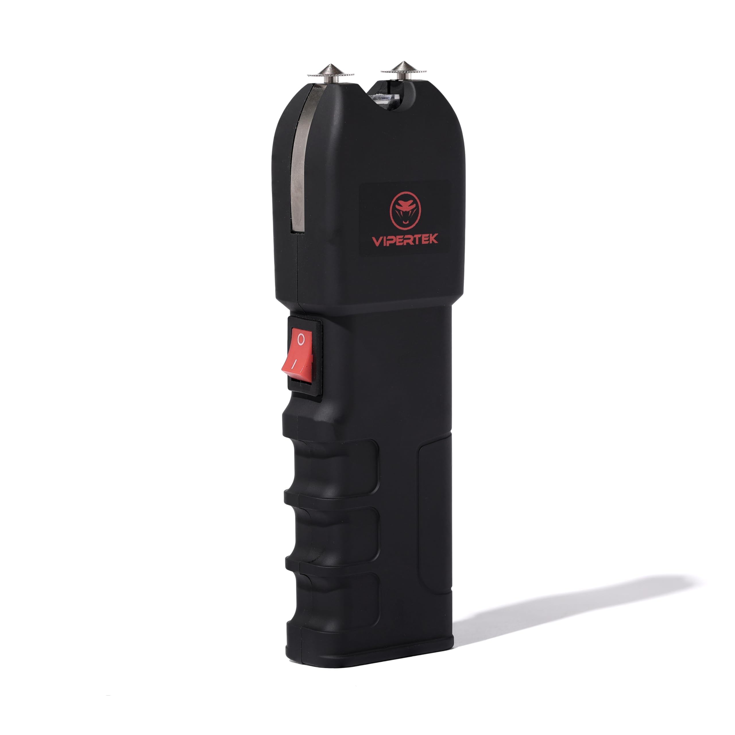 Recharge port and battery indicators on VIPERTEK VTS-989.