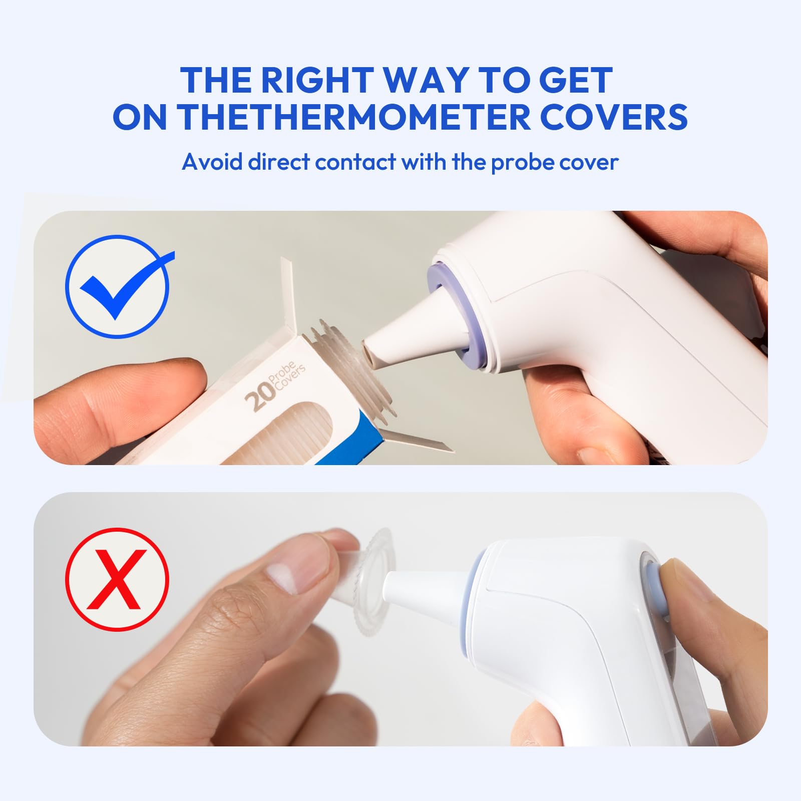 Viproud disposable covers are 0% BPA and latex-free for safe daily use