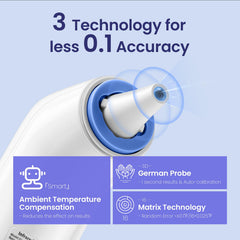Viproud ear thermometer in mute mode for quiet nighttime checks