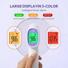 Viproud thermometer LCD backlight display for easy nighttime reads.