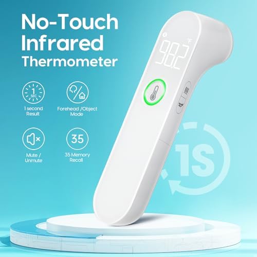 Viproud thermometer color-coded buttons guiding temperature levels