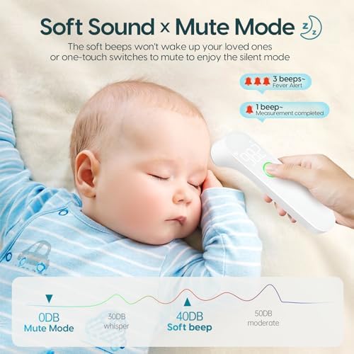 Viproud thermometer in forehead and object modes for versatile use