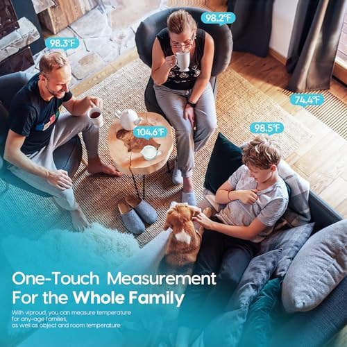 Viproud thermometer mute mode for quiet readings