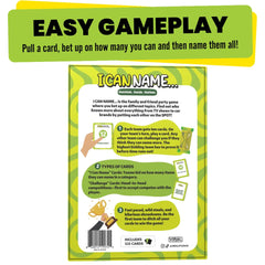 Viral Studios I Can Name family game night setup