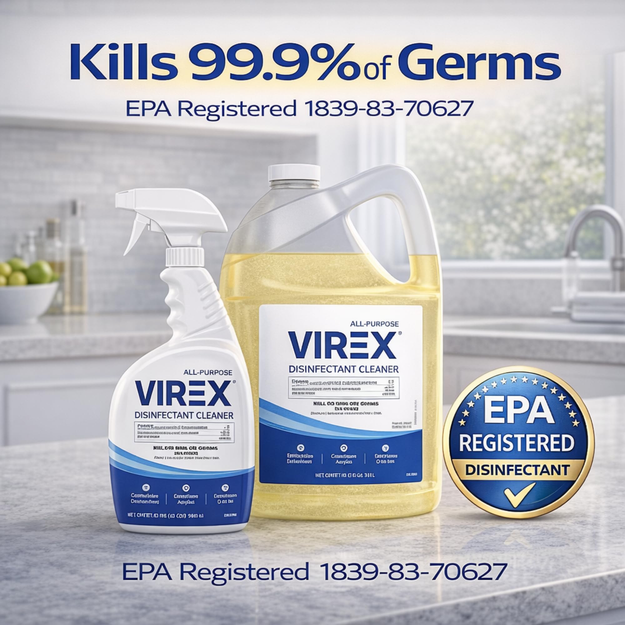 VIREX in office or classroom cleaning, supporting hygienic shared spaces.