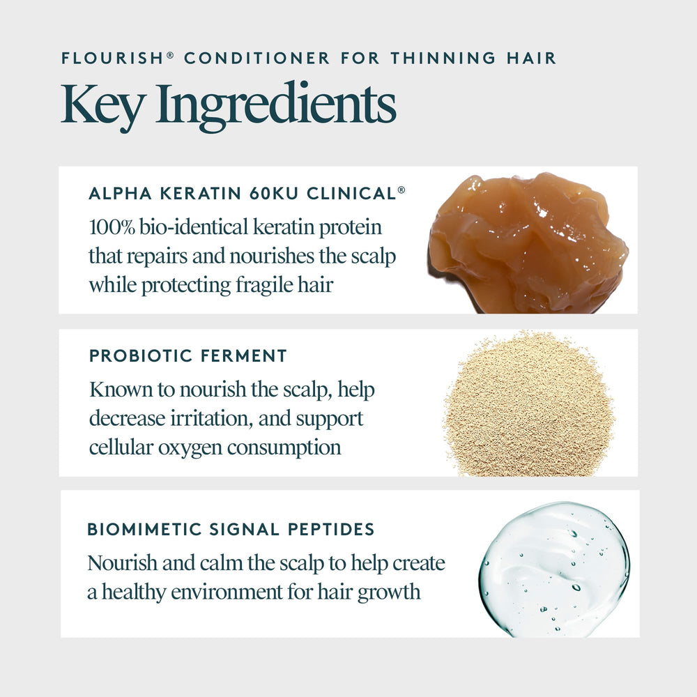 Virtue Flourish conditioner-rinse-off demonstrates easy washout after a lightweight conditioning step.