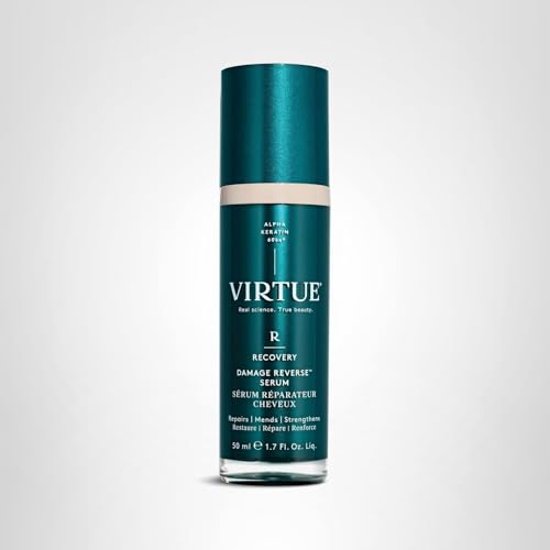 Finished look with VIRTUE Recovery Damage Reverse Hair Serum for smoother shine