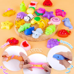 VISCOO mochi squishy dinosaurs for party favors and stress relief.