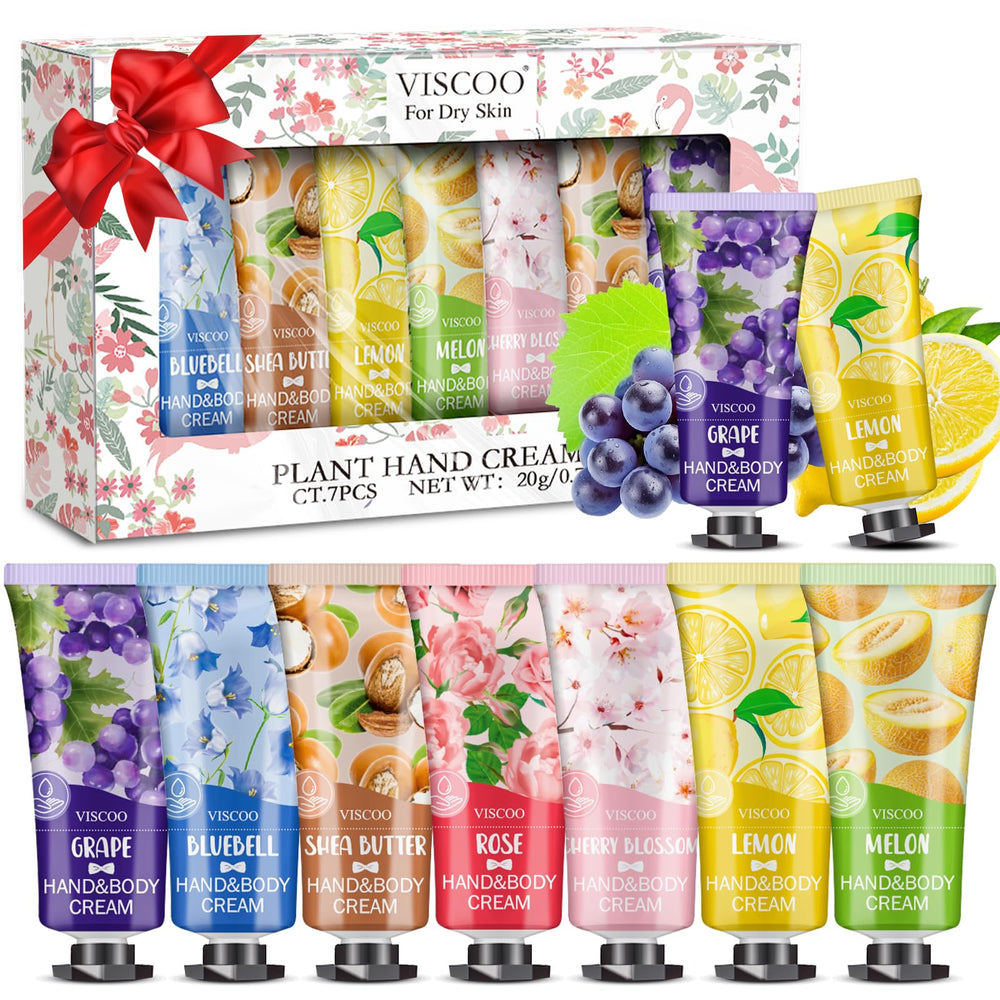 VISCOO 7-pack gift set on display, gift-ready with varied fragrances.