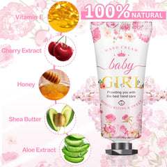 VISCOO cherry-blossom fragrance hand cream emits a fresh, inviting scent for guests.