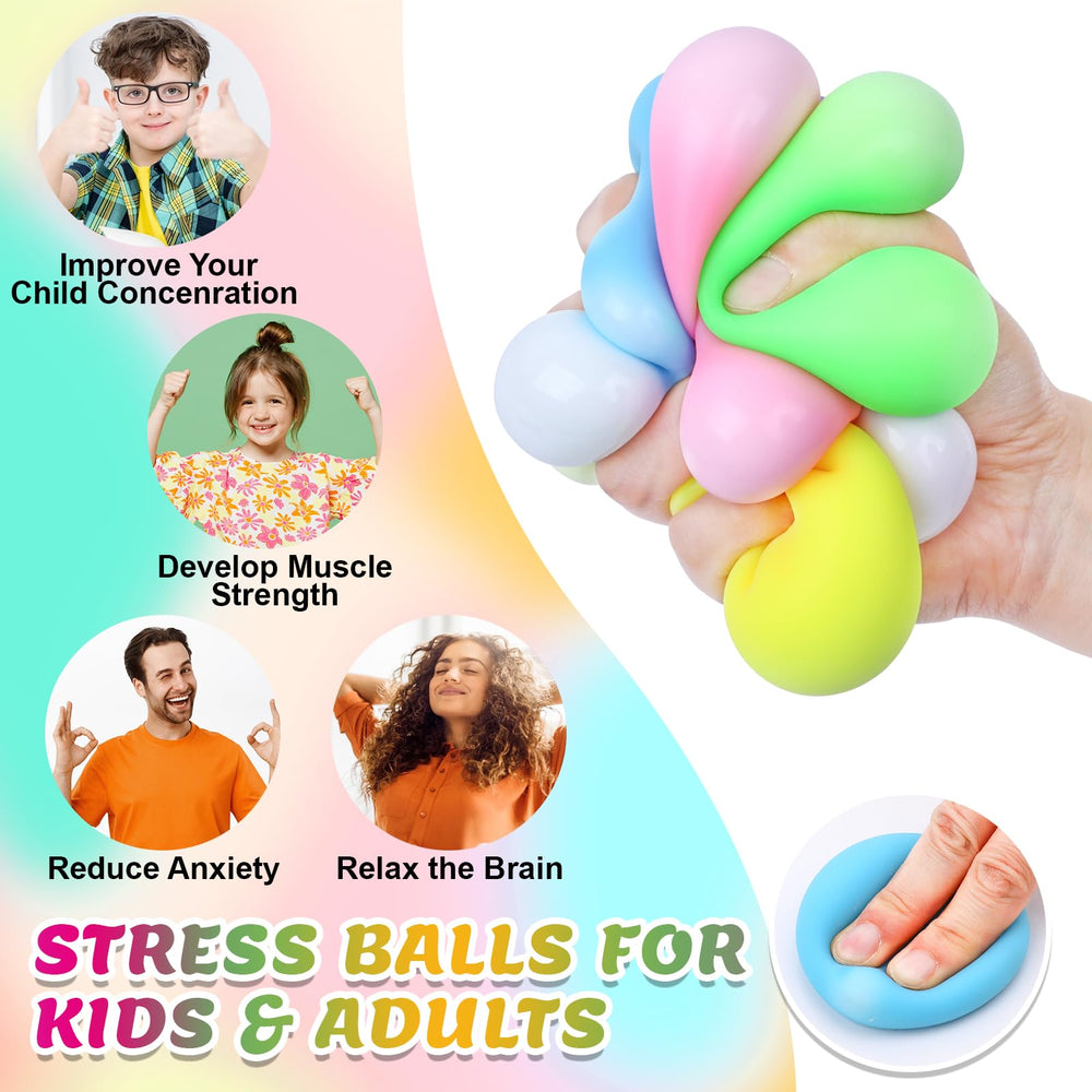 VISCOO colorful stress ball set perfect for prizes and rewards