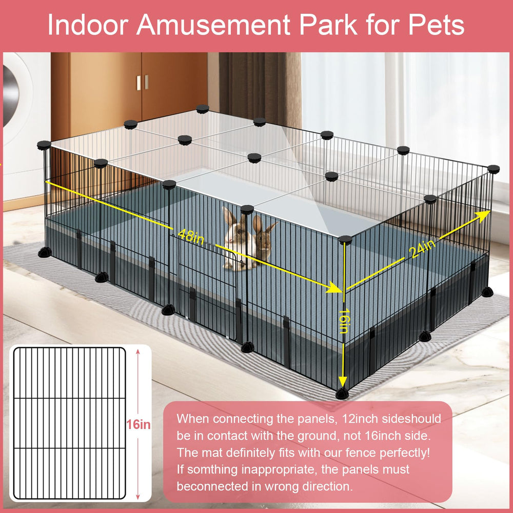 Viscoo easy-install connectors create a stable, reinforced fence.
