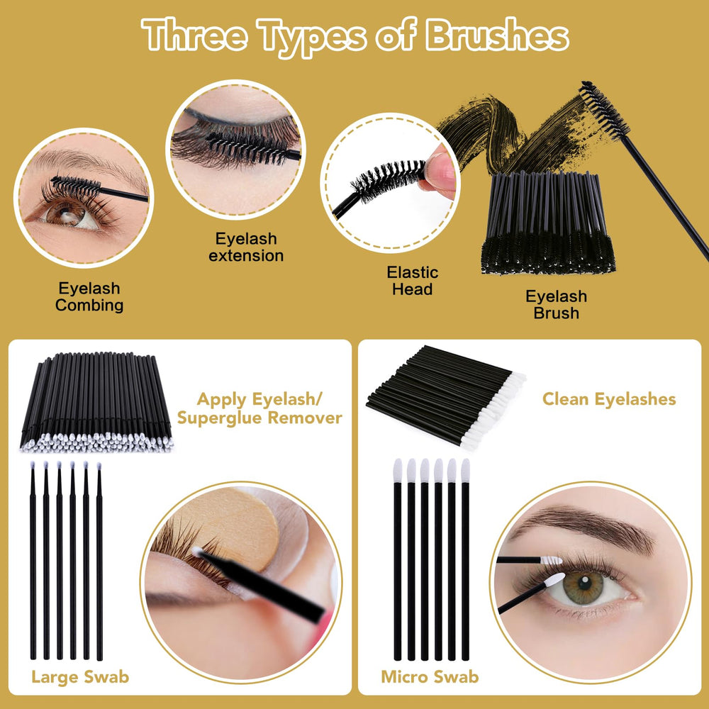 VISCOO disposable tools and practice lashes simplify safe training sessions