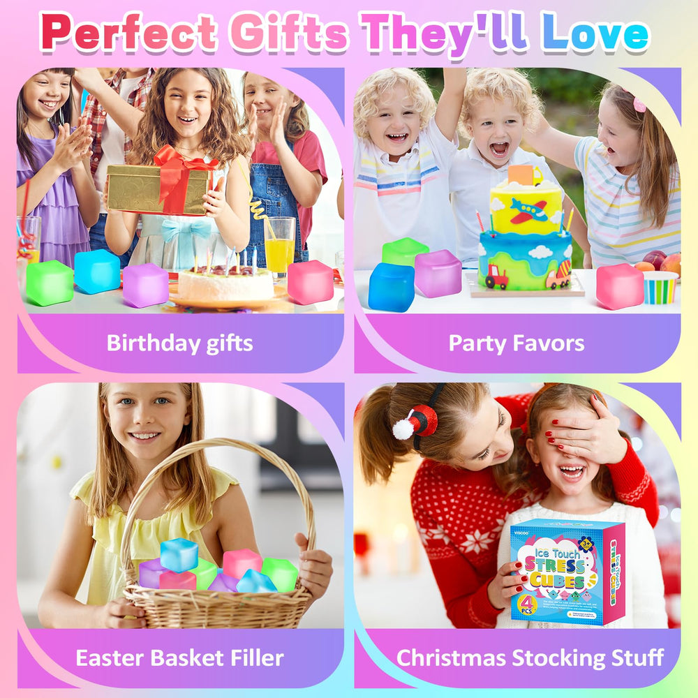 Viscoo gift box setup featuring all colors for party favors and prizes.
