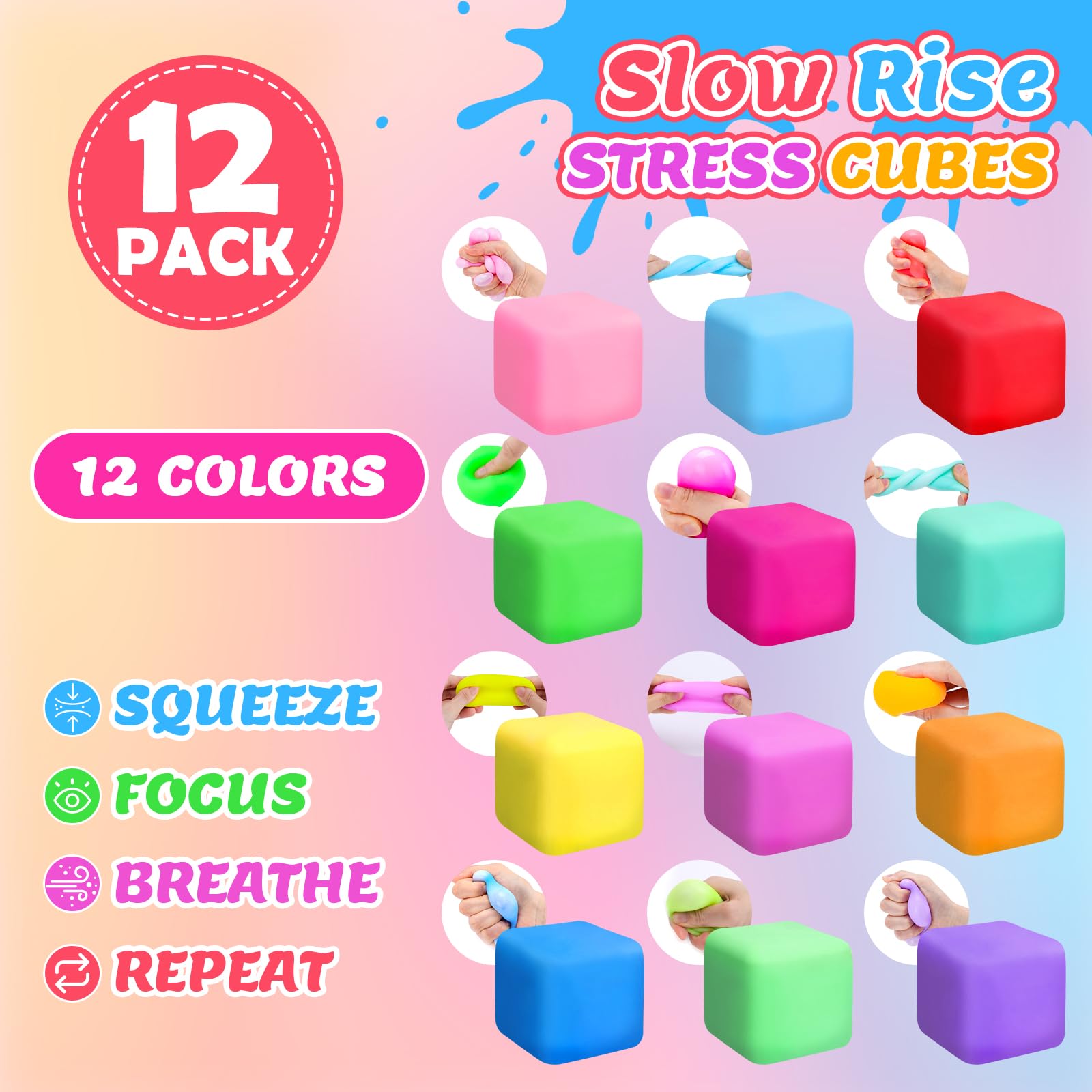 VISCOO gift boxed stress cubes ideal as gifts and prizes