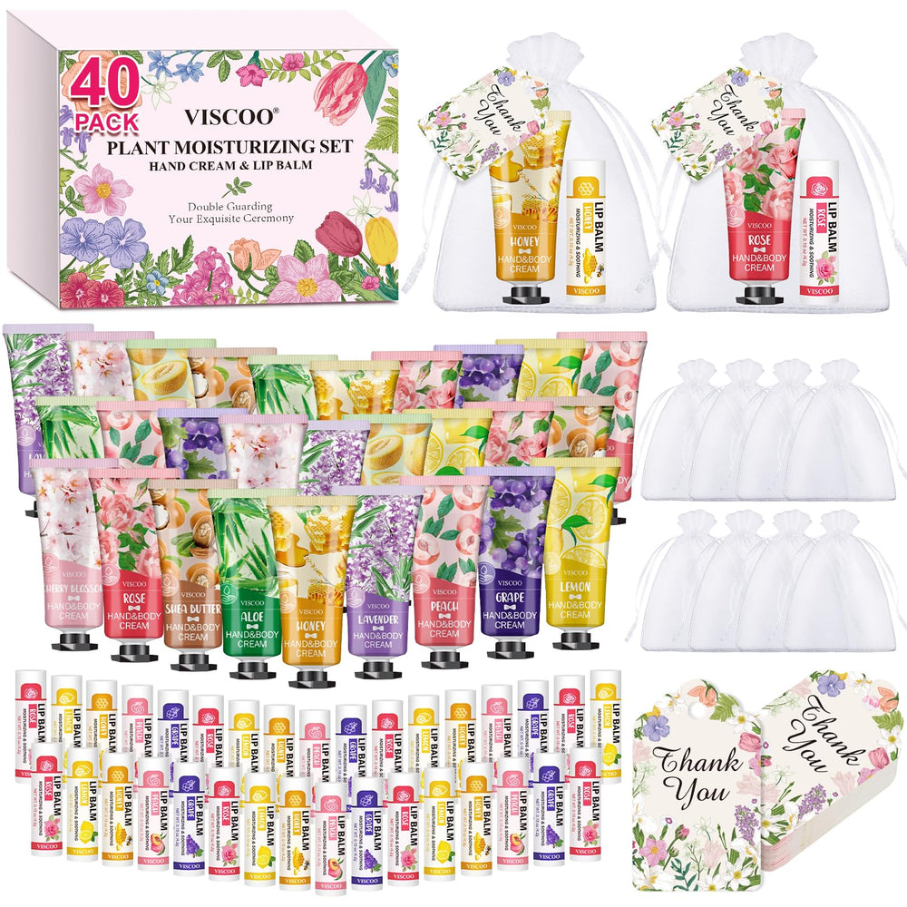 Viscoo hand cream bulk set with assorted flavors for wedding favors and guest gifts