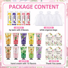 Viscoo lip balm bulk set with multiple flavors for guests and coworkers