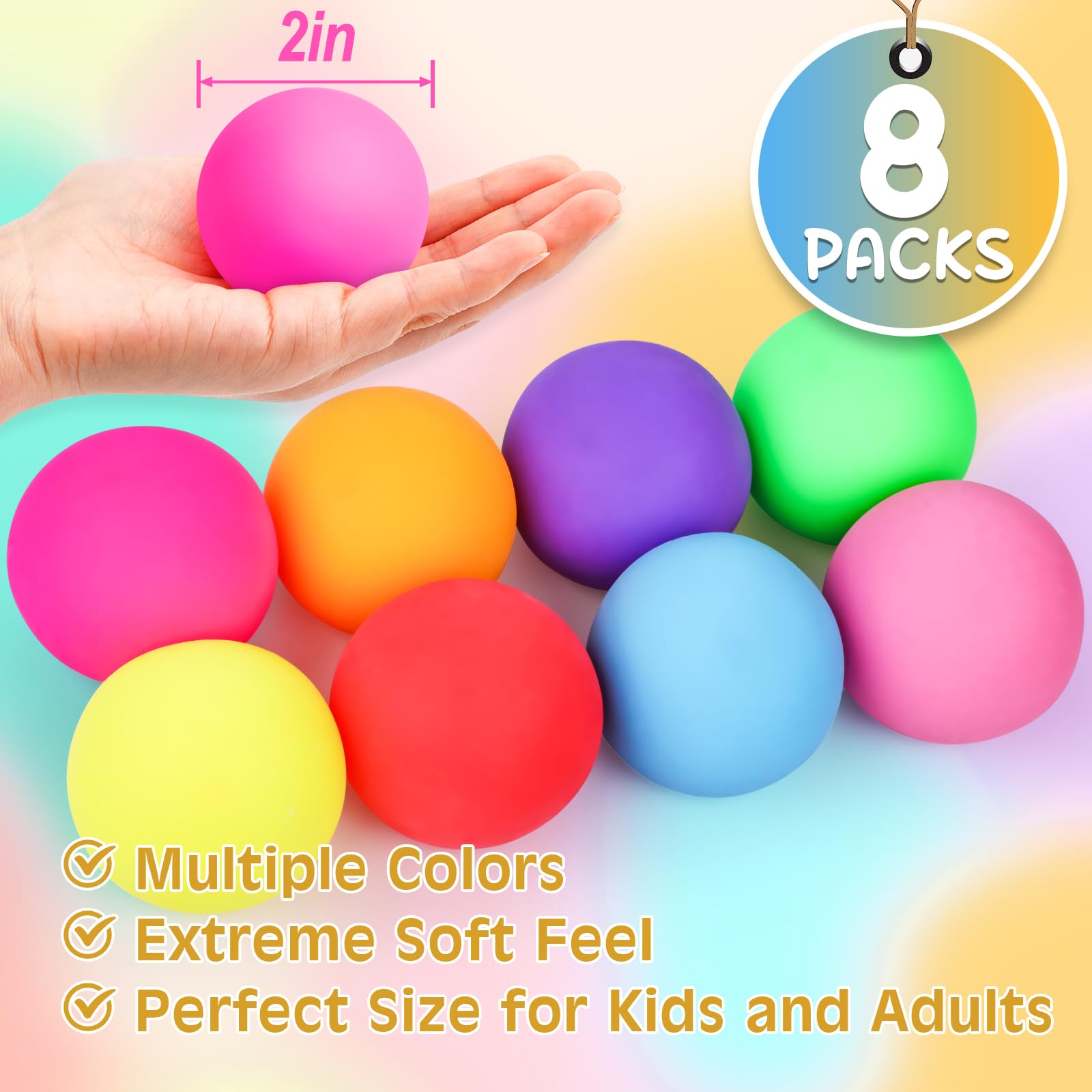 VISCOO palm-sized squishy ball ideal for focused fidgeting