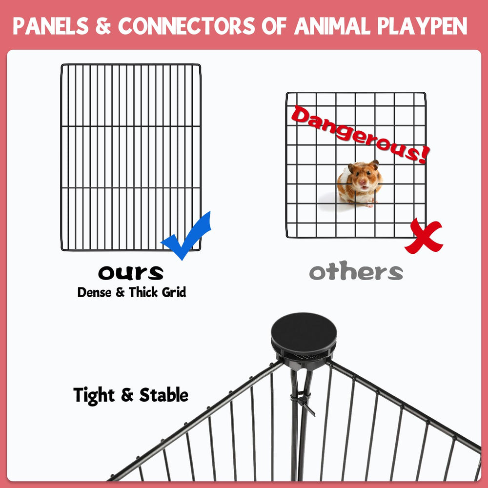 Viscoo portable playpen ideal for indoor or outdoor setups.