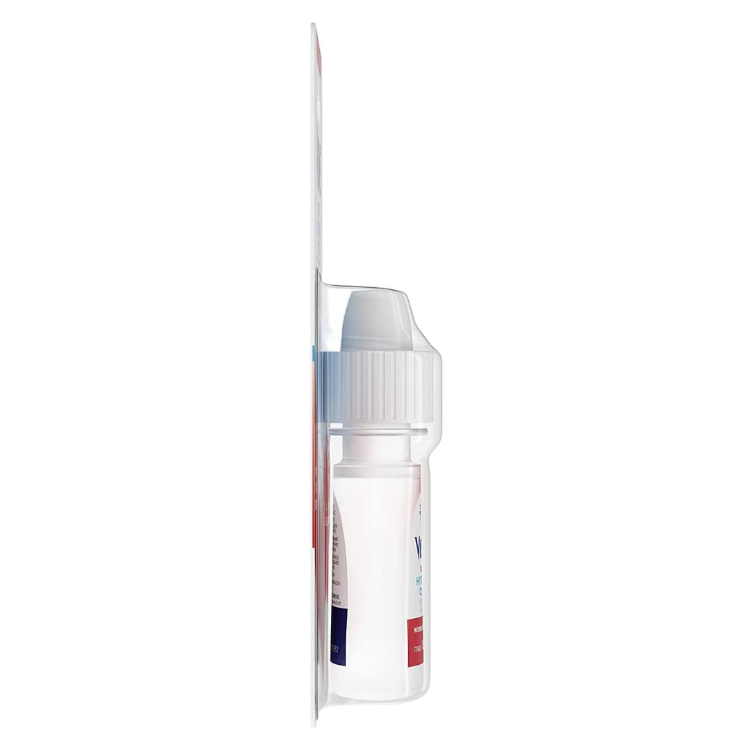 Visine Advanced Relief close-up highlighting the eye drops formula for red-eye relief.
