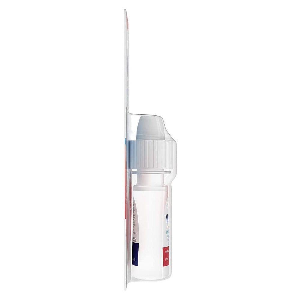Visine Advanced Relief close-up highlighting the eye drops formula for red-eye relief.