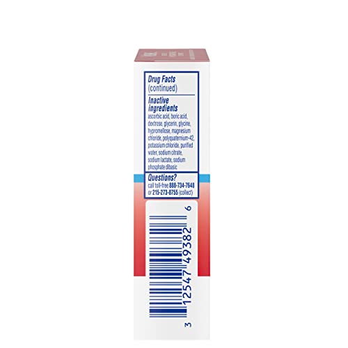 Visine Red Eye Hydrating On-shelf Display highlights clear branding and accessibility.