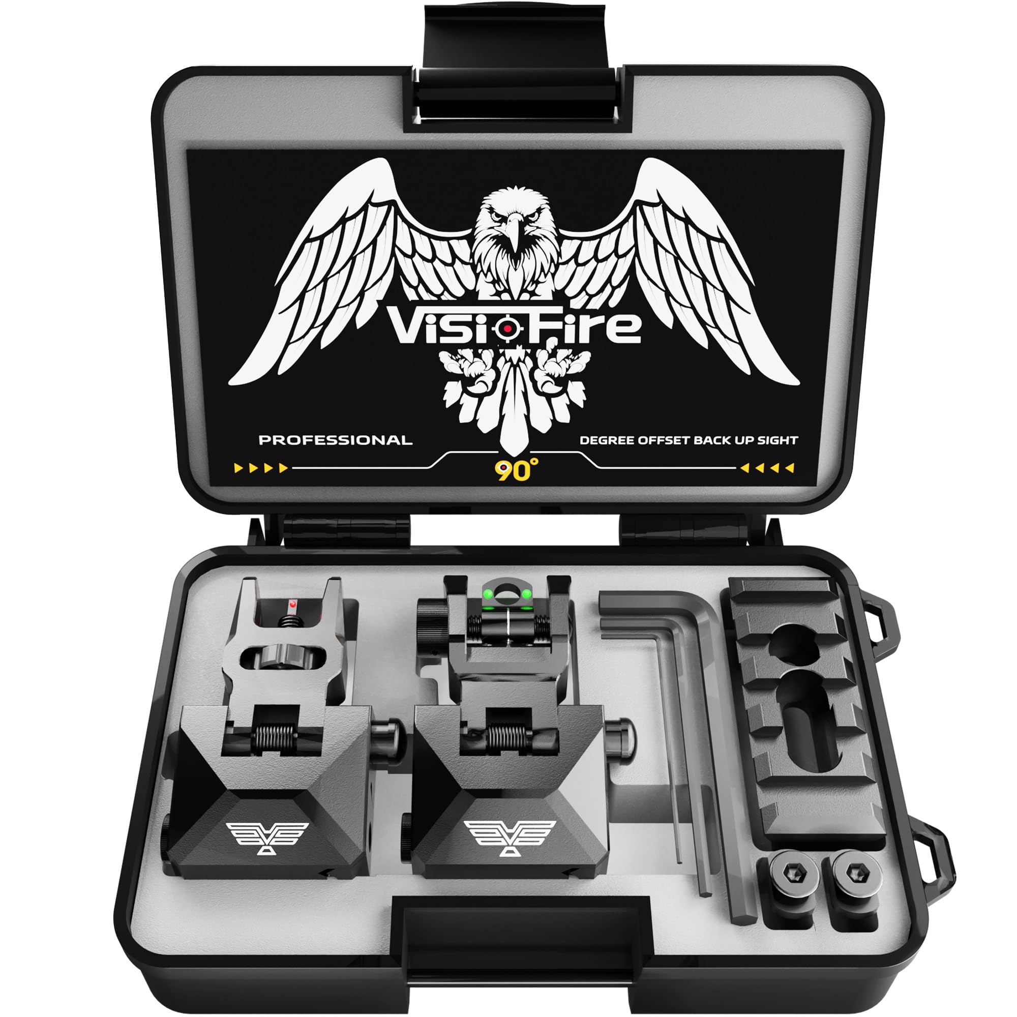 Visiofire aviation-grade aluminum body delivers durable, lightweight performance.