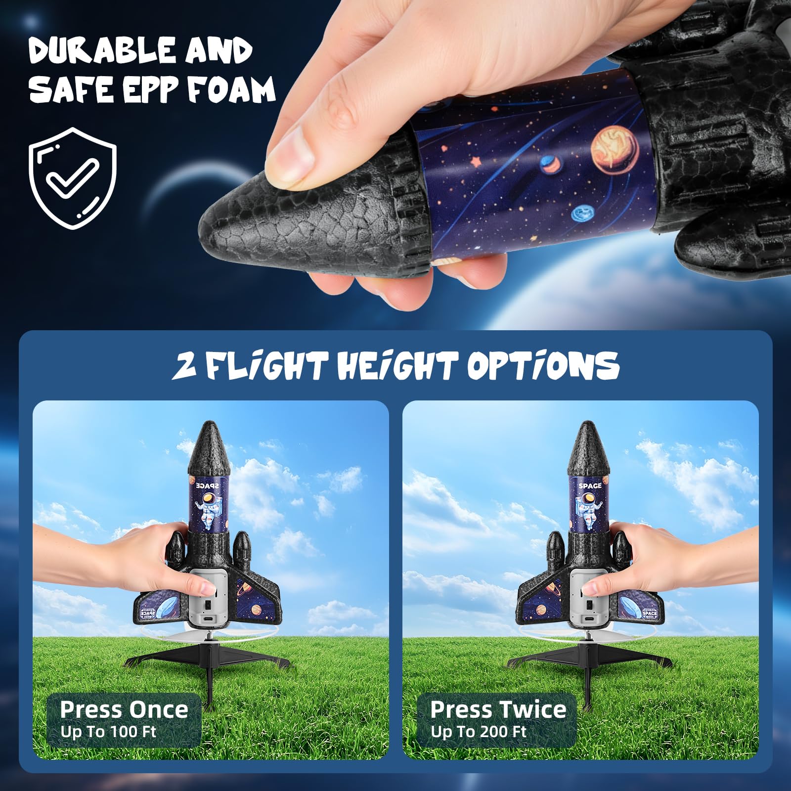 VisionX safe landing design minimizes damage during landings