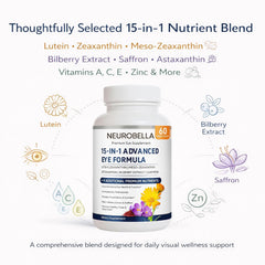 Visiovance Neurobella lutein and zeaxanthin focus for clearer everyday vision