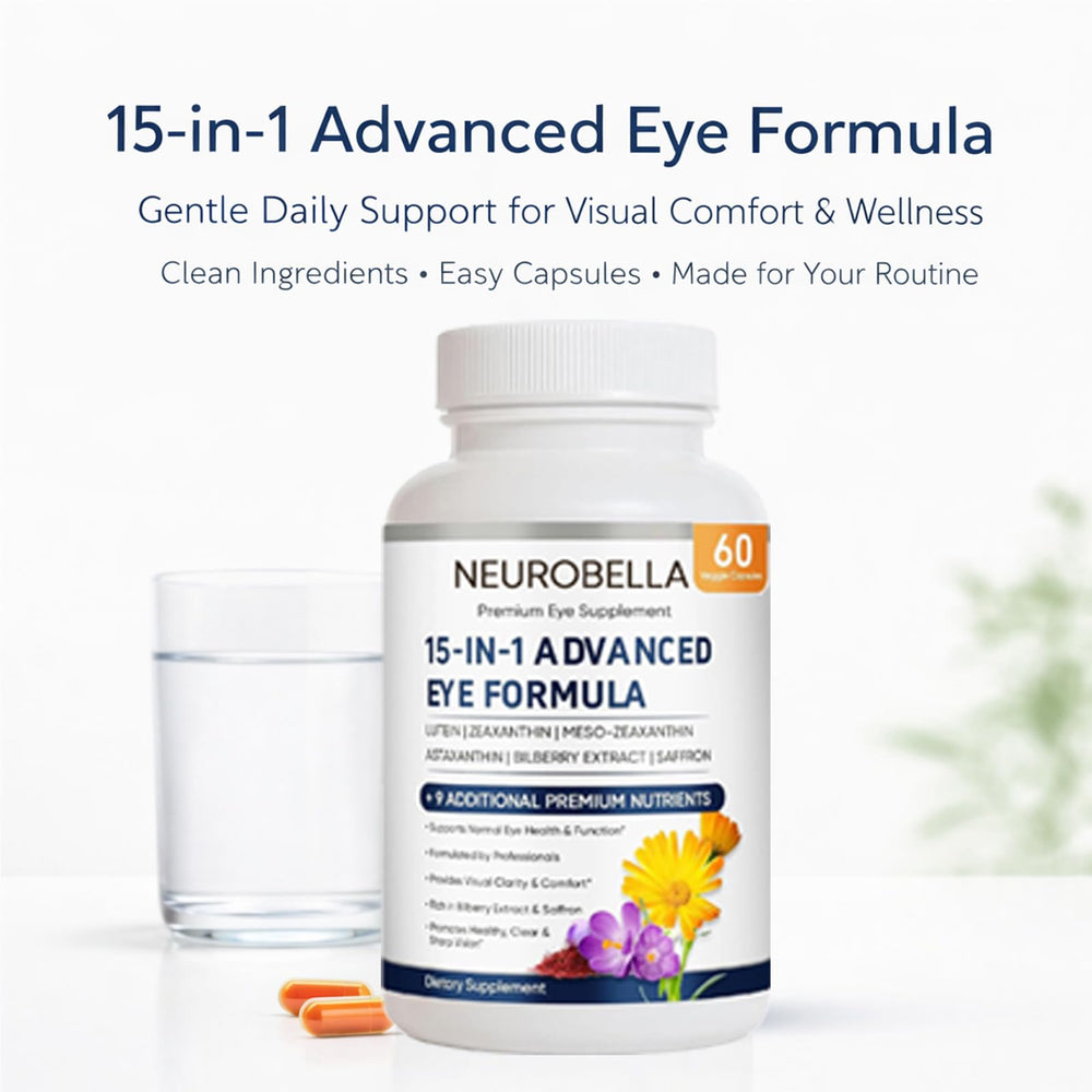 Packaging of Visiovance Neurobella emphasizing a clean, easy-to-use bottle