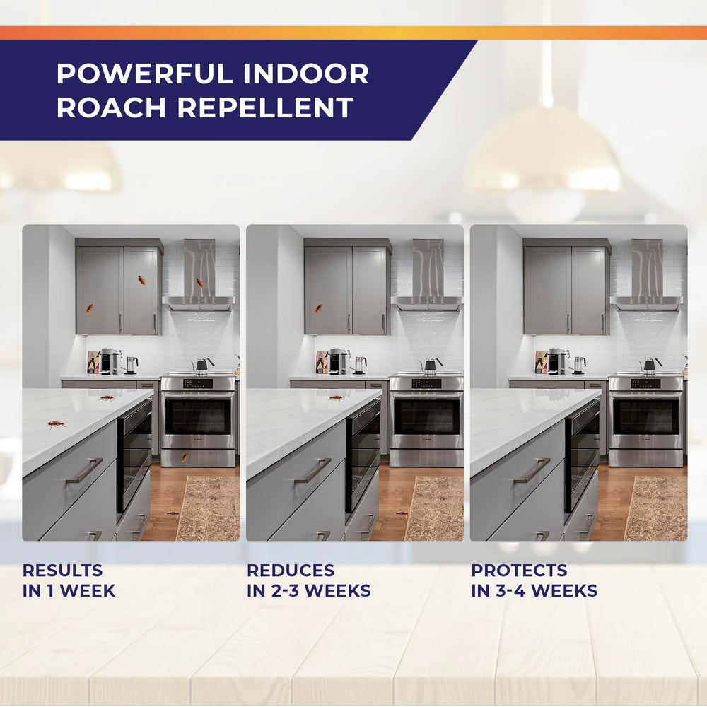Visismile roach repellent shown with easy, mess-free application