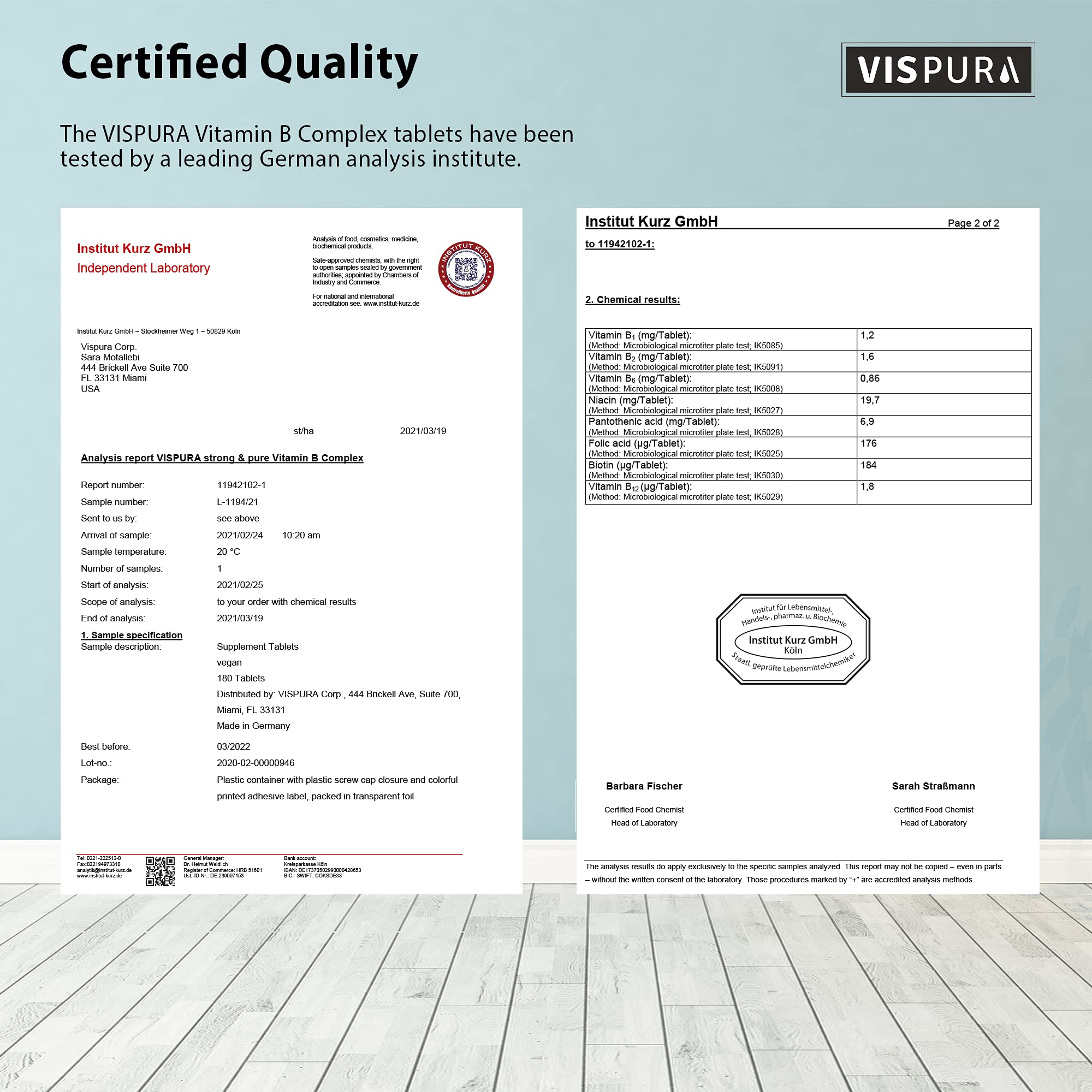 VISPURA Vitamin B-Complex on desk suggests daily energy support.