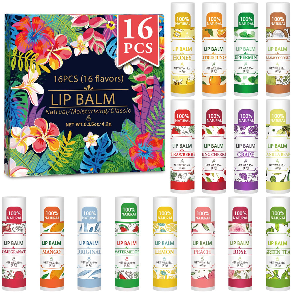 VISRIE 16-flavor lip balm collection for daily hydration
