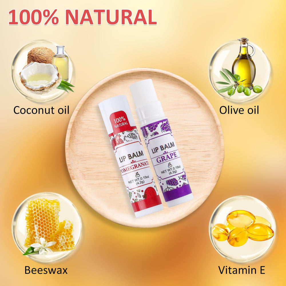 VISRIE coconut oil lip balm highlighting deep hydration and vitamin E