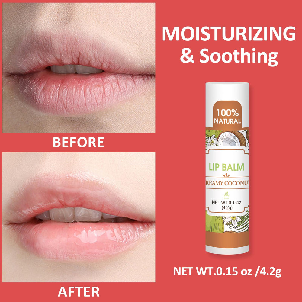 VISRIE strawberry flavor lip balm tube with fruity scent and soft lips