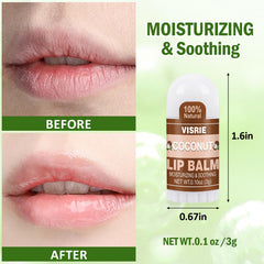 VISRIE mini lip balm in mango flavor for tropical scent and moisture