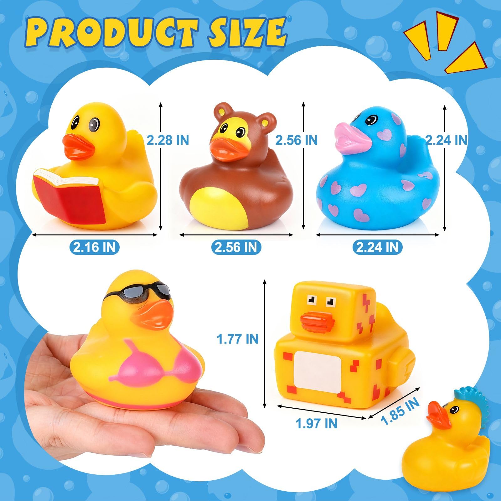 VISRIE ducks as party favors for birthdays and celebrations