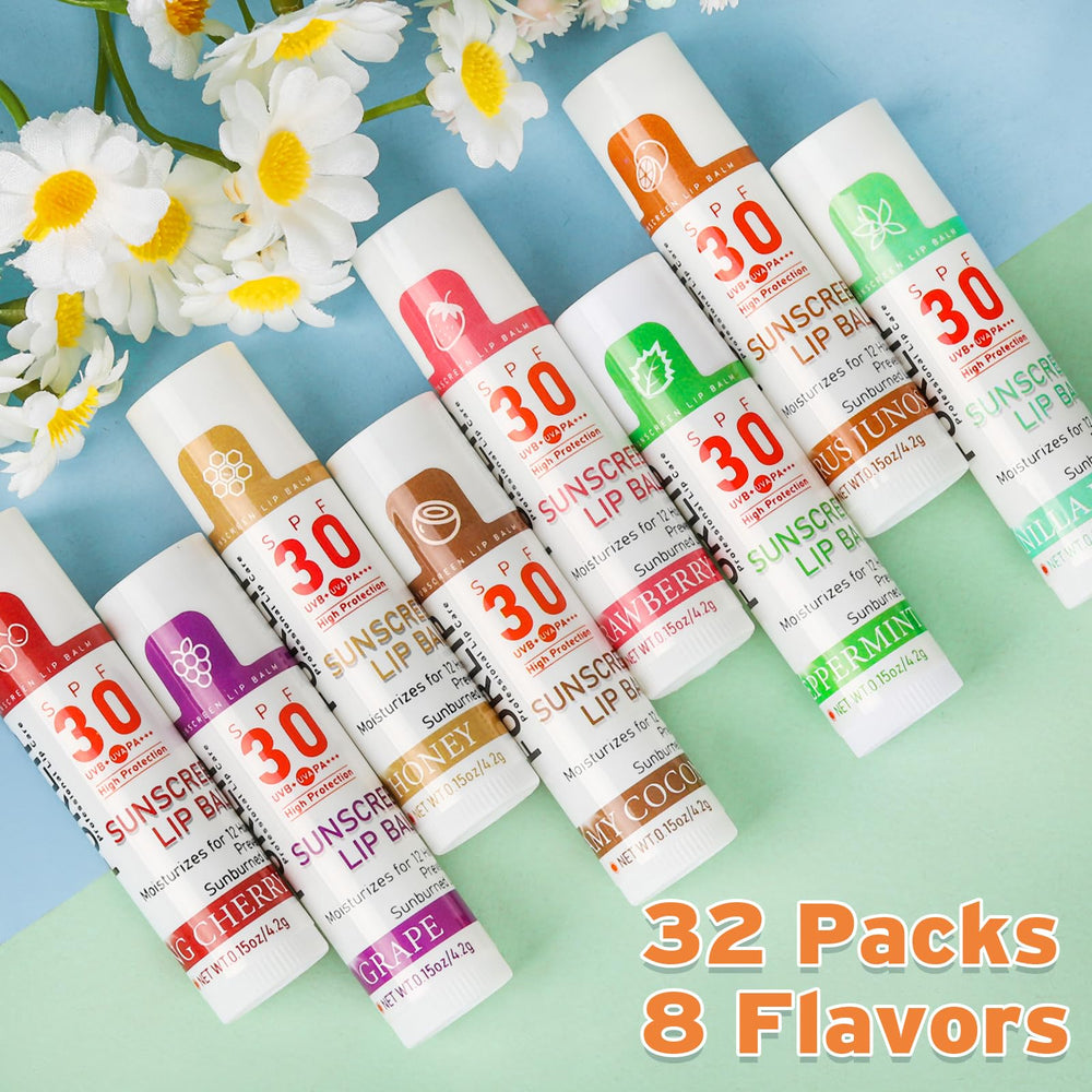 VISRIE SPF30 lip balm vanilla flavor provides subtle, refreshing lip care.