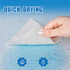 VISRIE ultra-soft top layer underpad gentle on sensitive skin.